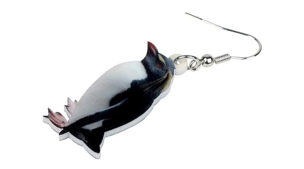 Earrings - Penguin - Acrylic