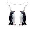Pikkukuva 1 / 4: Earrings - Penguin - Acrylic