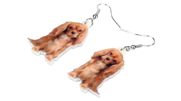 Earrings - Cavalier King Charles Spaniel - Acrylic