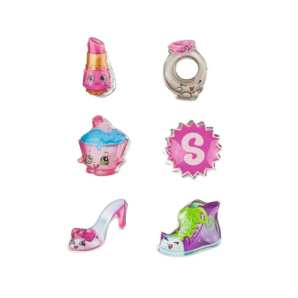 Shopkins Girls Characters Earring Set (Pack of 6) Multicoloured One Size