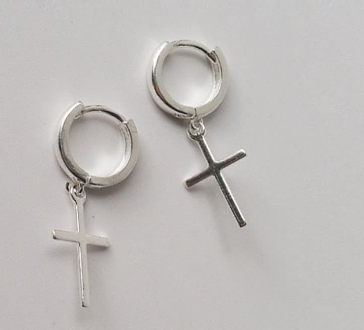 KORS SILVER NEW! ÖRHÄNGE bara UNIKA Design HANDMADE LOVE