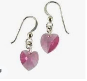 WHITE HEART SILVER NEW! ÖRHÄNGE bara UNIKA Design HANDMADE LOVE