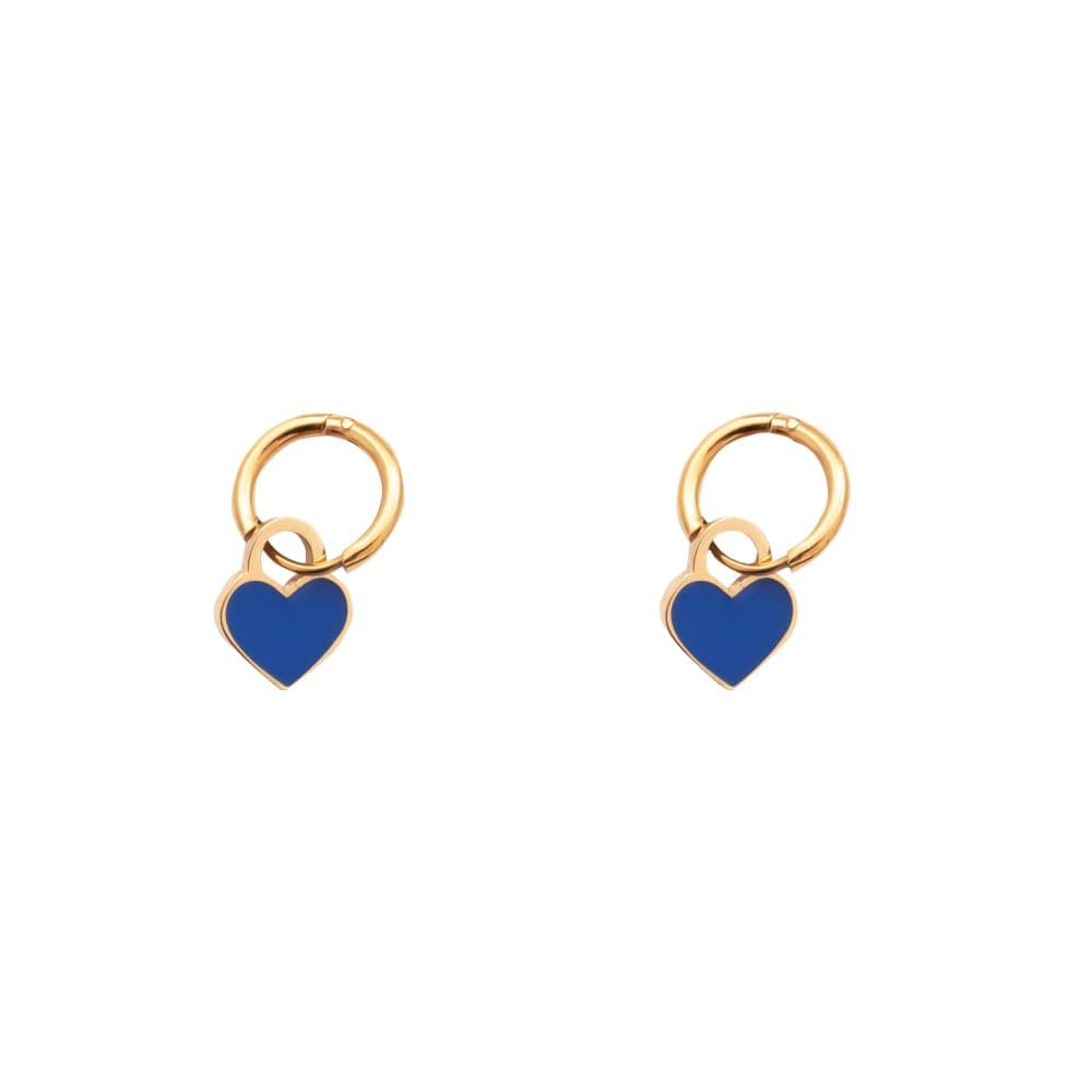 Iris Dark Blue Earrings