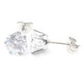 Miniatyrbild 3 av 5: 2-pack Silver Kristall Piercing Örhänge Piercingsmycke – 7mm