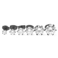 Miniatyrbild 2 av 2: 2-pack Svart Kristall Piercing Örhänge Piercingsmycke – 3mm