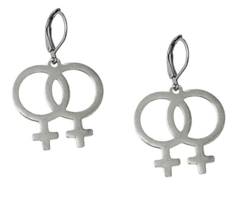 Örhängen Pride Gay Lesbisk Regnbågssmycke Rostfritt Stål HBTQ