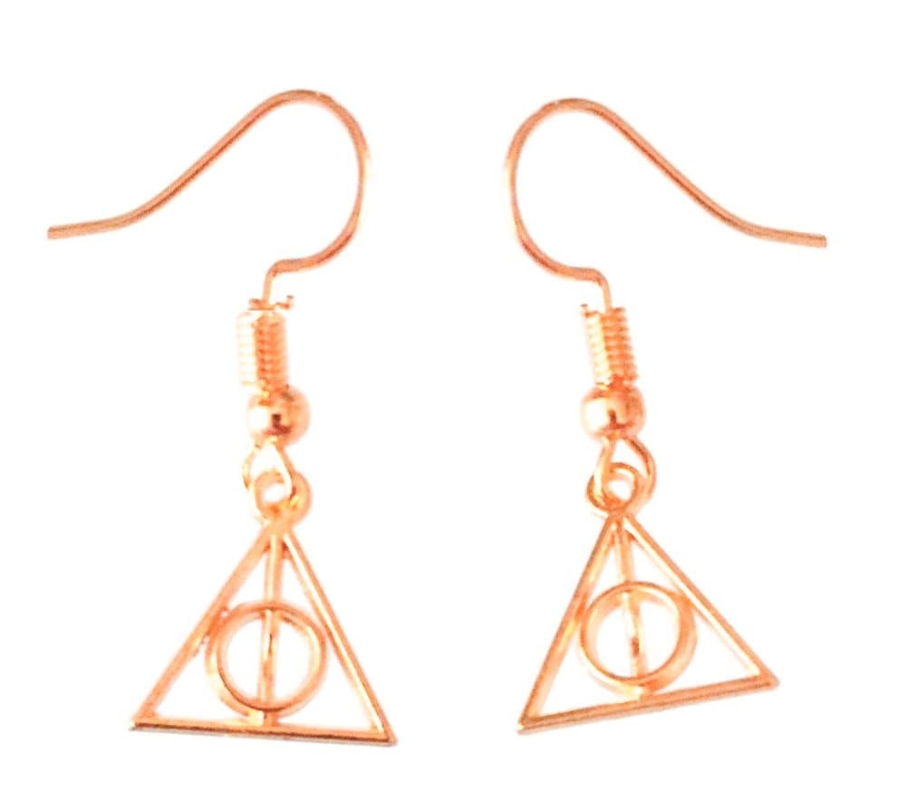 Örhängen Dödsrelikerna Roséguld Deathly Hallows Harry Potter