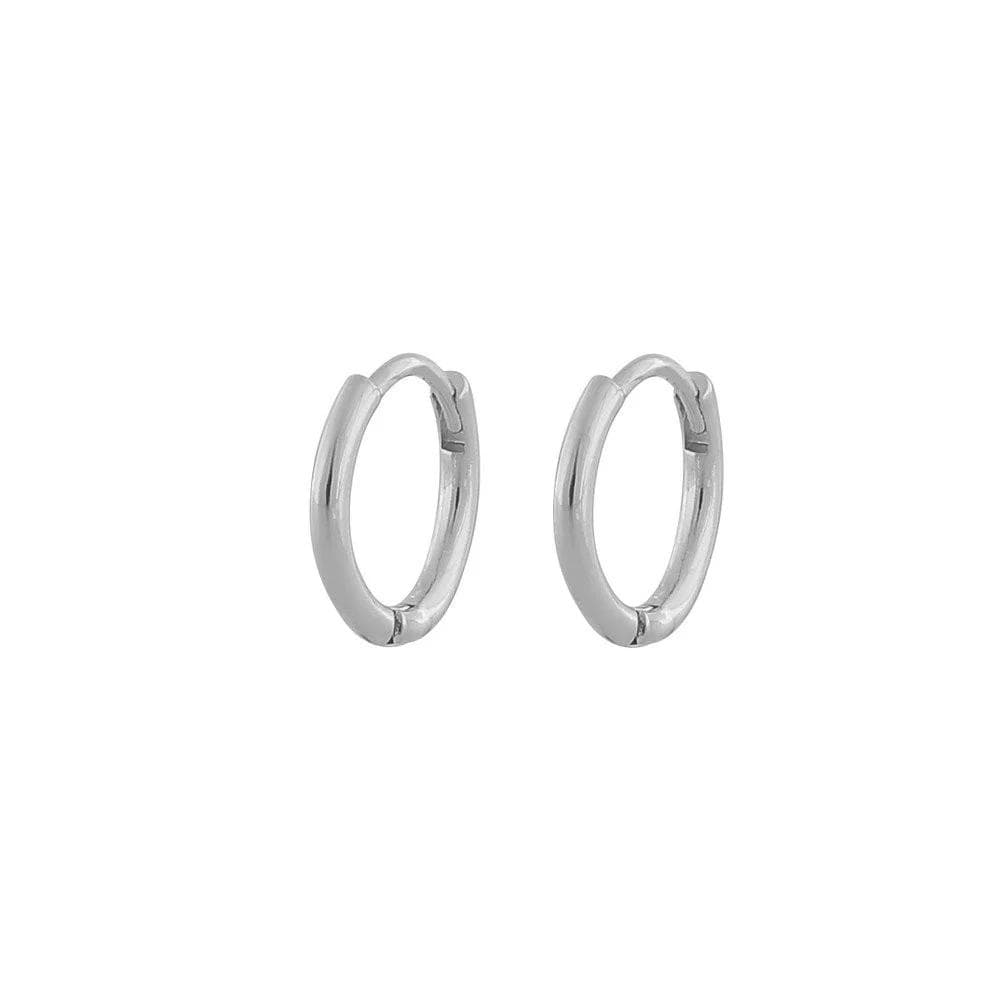 Snö Of Sweden Amber Thin Small Ring Earring