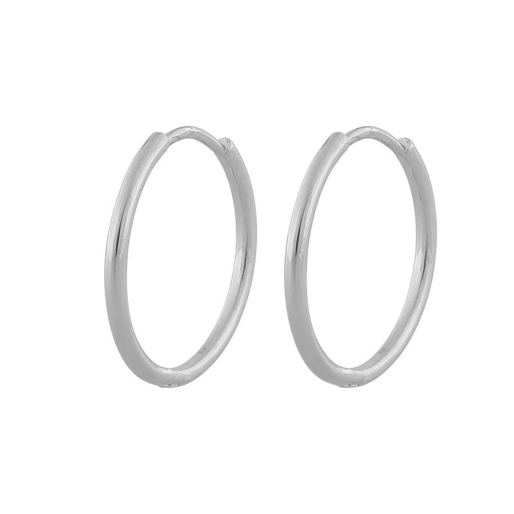 Snö Of Sweden Amber Thin Big Ring Earring