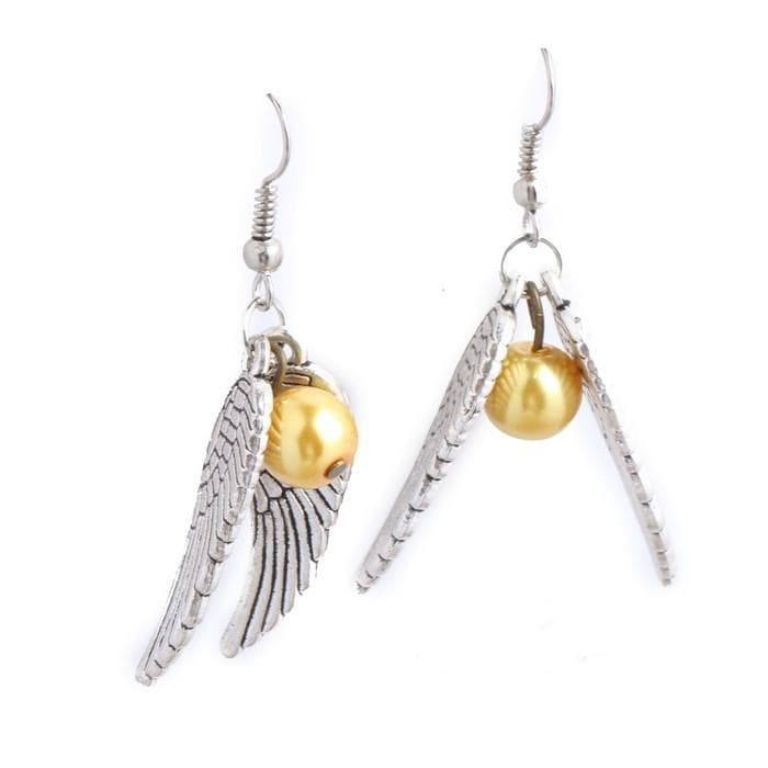 Harry Potter Örhängen - Gyllene Kvicken - Golden Snitch - Silver