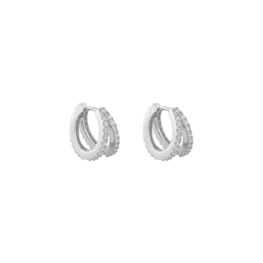 Snö Of Sweden Hanni Small Double Ring Earring