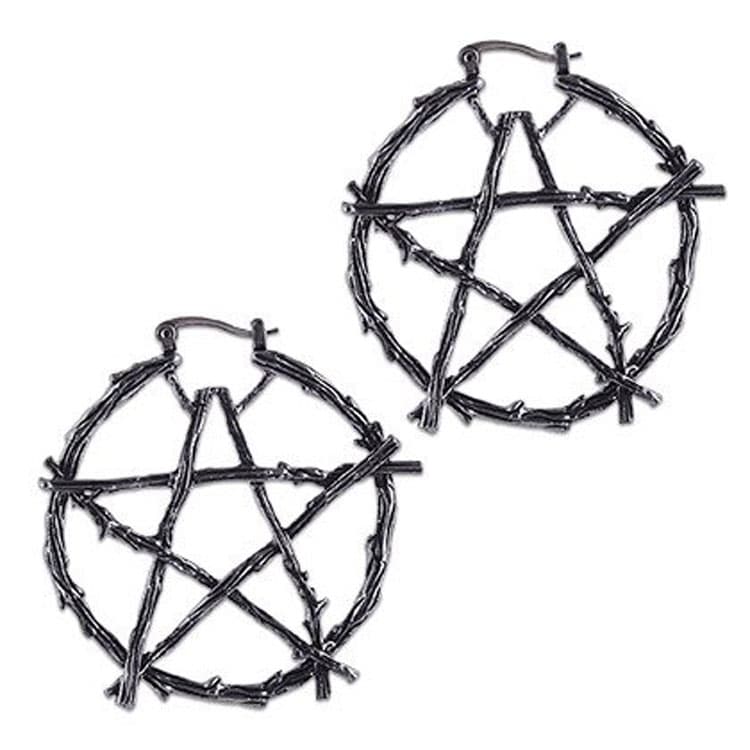 Branch Pentagram Örhängen