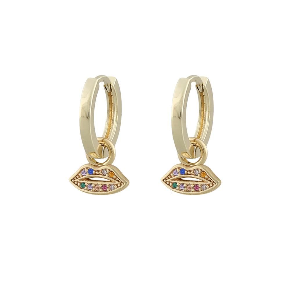 Snö Of Sweden Charms Earring Lips