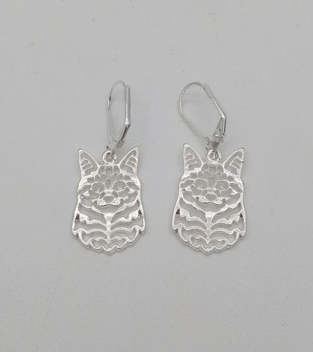 Örhängen MAINE COON Katt Kattras Cat