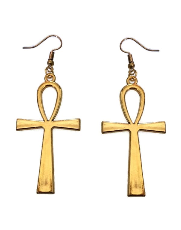 Earrings - Ankh - Large