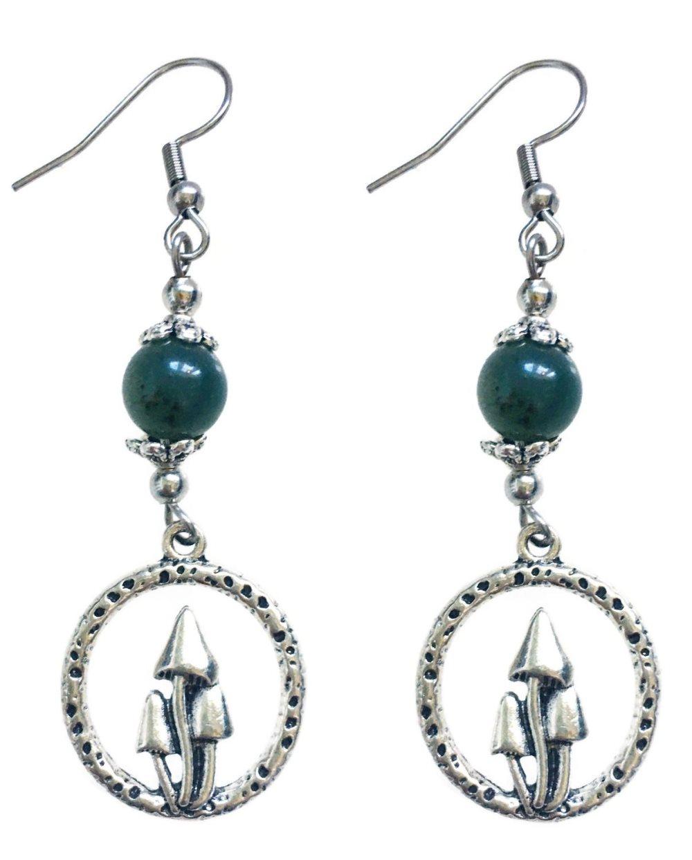 Örhängen Svamp Mossagat Mushroom Svampar Höst