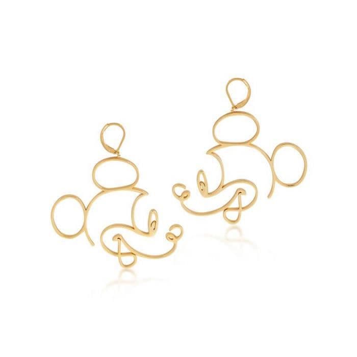 Disney Mickey 14K guld örhängen