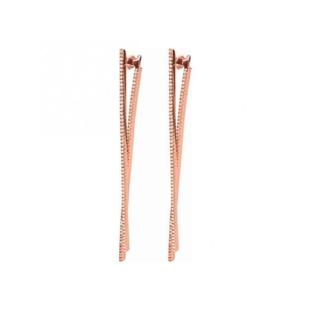 Folli Follie örhängen för kvinnor 3E16S054RS (7 cm)