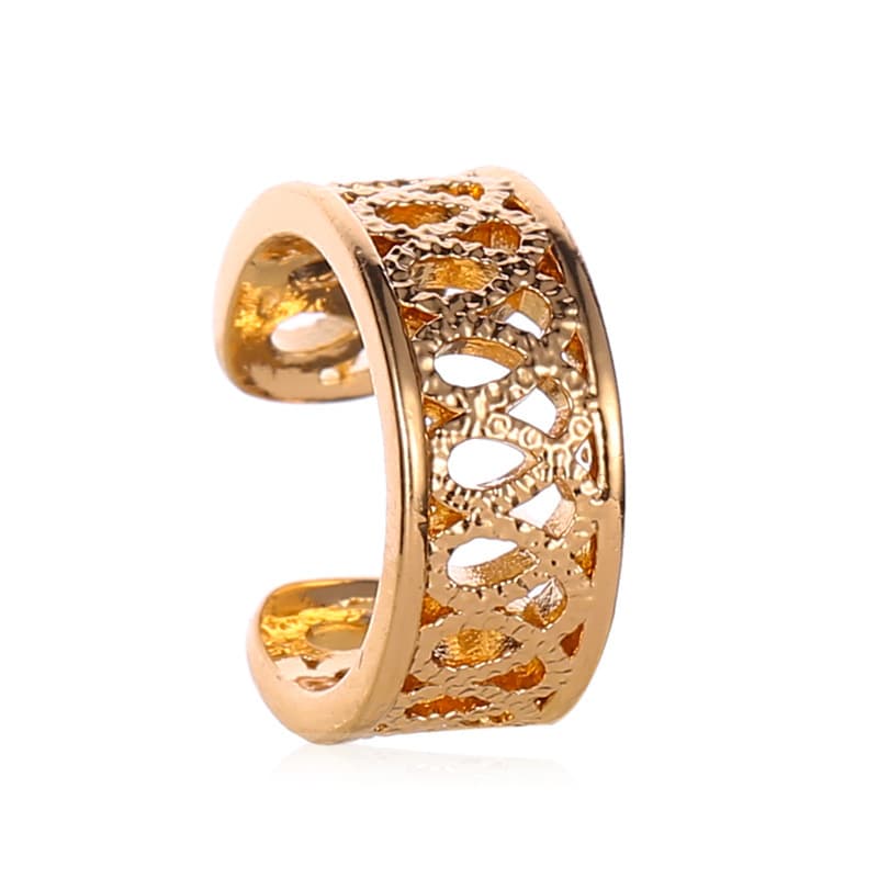 Vintage Clip-on örhänge earcuff Guld