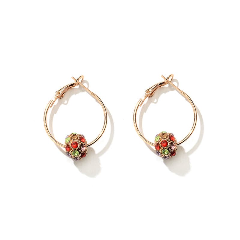 Vintage Bling örhängen 1 par Guld