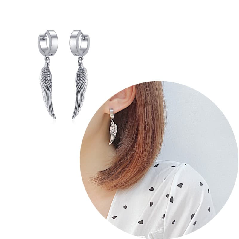 Chic Wings Örhängen 1 par Silver
