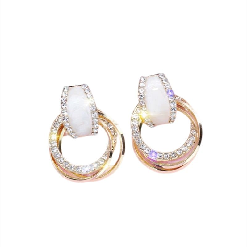 Hoop örhängen 1 par Guld