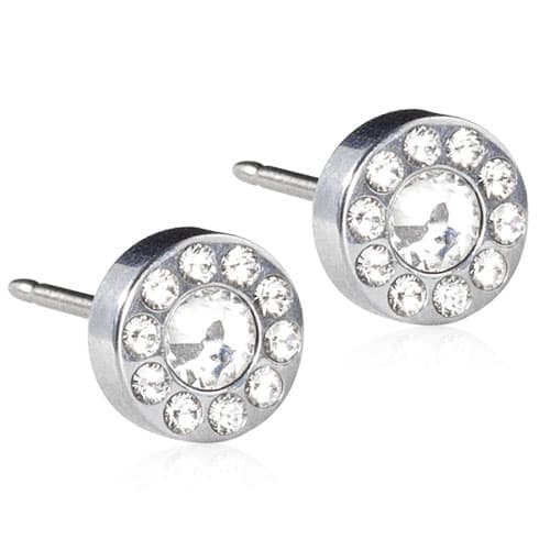 Blomdahl ST Brilliance Halo 6mm Crystal