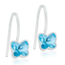 Blomdahl Medical Plastic MP PENDANT FIXED BUTTERFLY 5 MM, AQUAMARINE