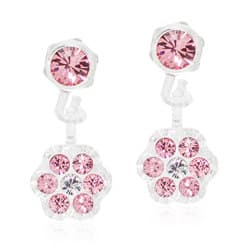 Blomdahl Medical Plastic Pendant 4/5mm Light Rose/Crystal