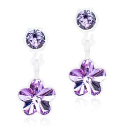 Blomdahl Medical Plastic Pendant Flower 4/6mm Violet