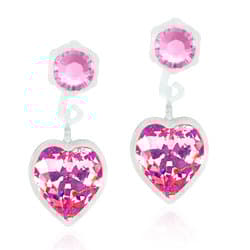 Blomdahl Medical Plastic Pendant Heart 4/6mm Light Rose