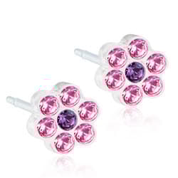 Blomdahl Medical Plastic Light Rose/Amethyst