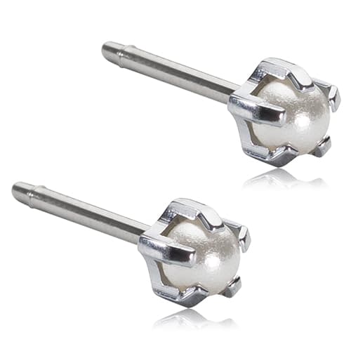 BLOMDAHL ST TIFFANY PEARL 4 MM, WHITE