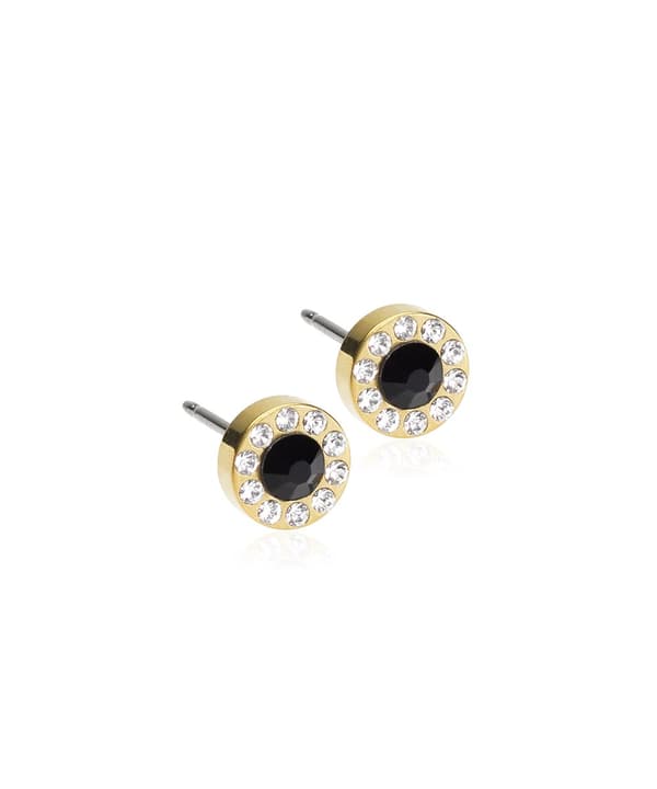 Blomdahl Örhänge G.T Brilliance Holo Crystal/Black 6mm