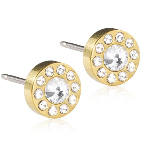Blomdahl GT Brilliance Halo 6mm Crystal