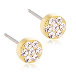 Blomdahl Golden Titanium GT BRILLIANCE PLENARY 5 MM, CRYSTAL