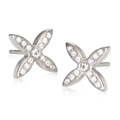Blomdahl NT BRILLIANCE TWIST 10 MM, CRYSTAL
