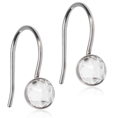Blomdahl Natur Titanium NT PENDANT BEZEL 5 MM, CRYSTAL