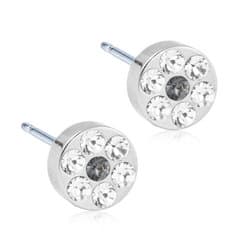 Blomdahl Natur Titanium NT BRILLIANCE PLENARY 5 MM, CRYSTAL/BLACK DIAMOND
