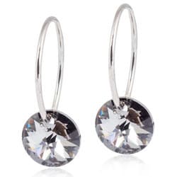 Natural Titanium NT Pendant Round Crystal 8mm Black Diamond
