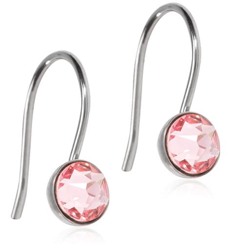 Blomdahl Natur Titanium NT PENDANT BEZEL 5 MM, LIGHT ROSE