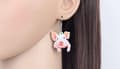 Pikkukuva 3 / 5: Earrings - Pig - Acrylic