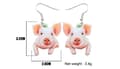 Pikkukuva 4 / 5: Earrings - Pig - Acrylic