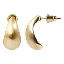 Matta Guld Stud Örhängen med Droppe / Droppar / Droppformade