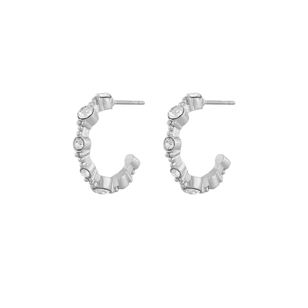 Snö - Palma Small Oval Ear Silver One Size