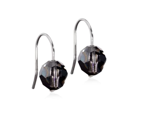 Blomdahl Örhänge N.T Bead Pendant 8 mm, Black diamond
