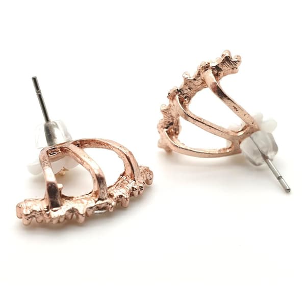 Earring tops studs Daisy flower two sided