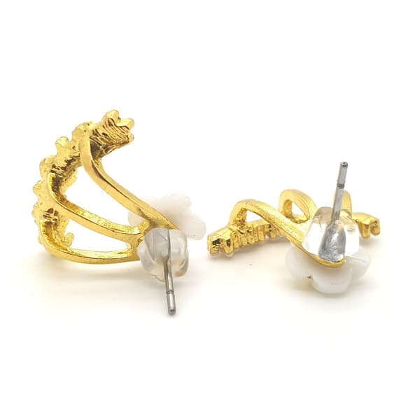 Earring tops studs Daisy flower two sided