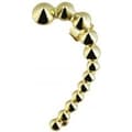 Miniatyrbild 2 av 2: 1 st Guld Earcuff Ear Cuff & Örhänge - Nitar/Spike - Vänster Öra