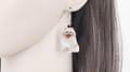 Miniatyrbillede 3 af 4: Earrings - Pomeranian - Acrylic
